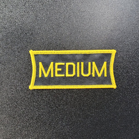 Medium embroidery patches - Adhesive backing