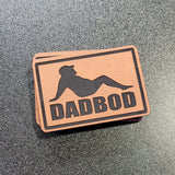 Engraved leather patch medium