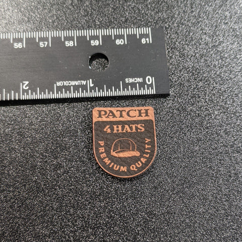 Extra Small engraved patches - Sew on